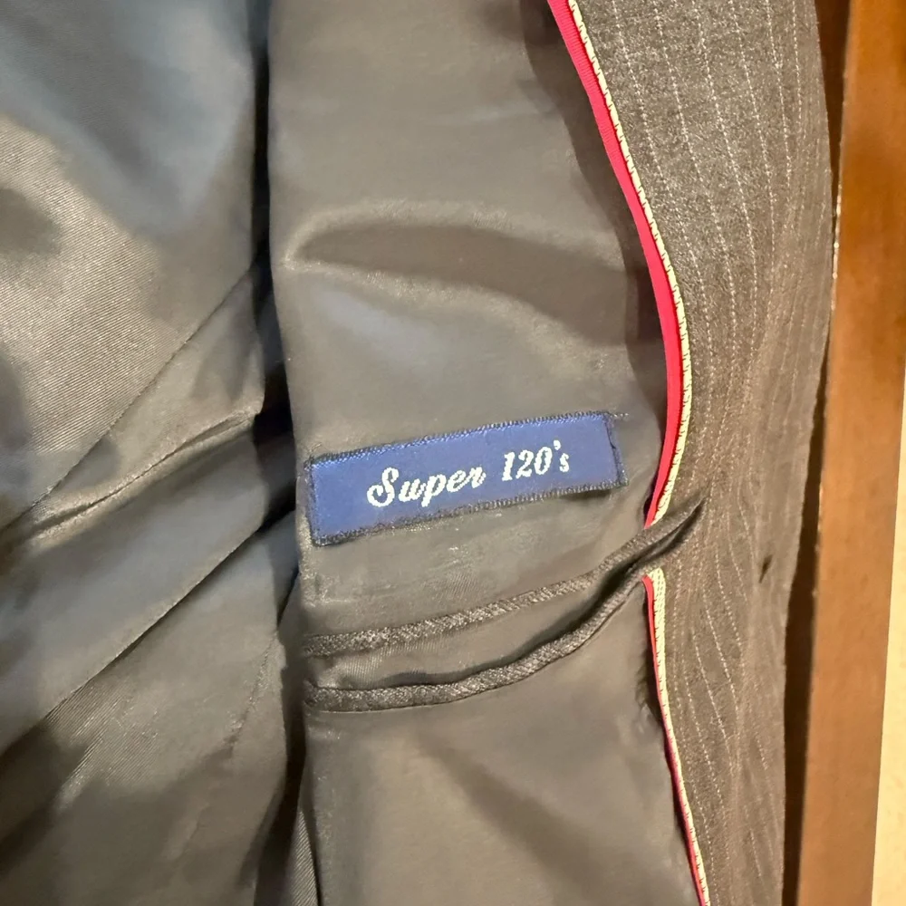 J.Crew Womens Pinstripe Blazer - Charcoal Size 4P - Picture 2 of 13